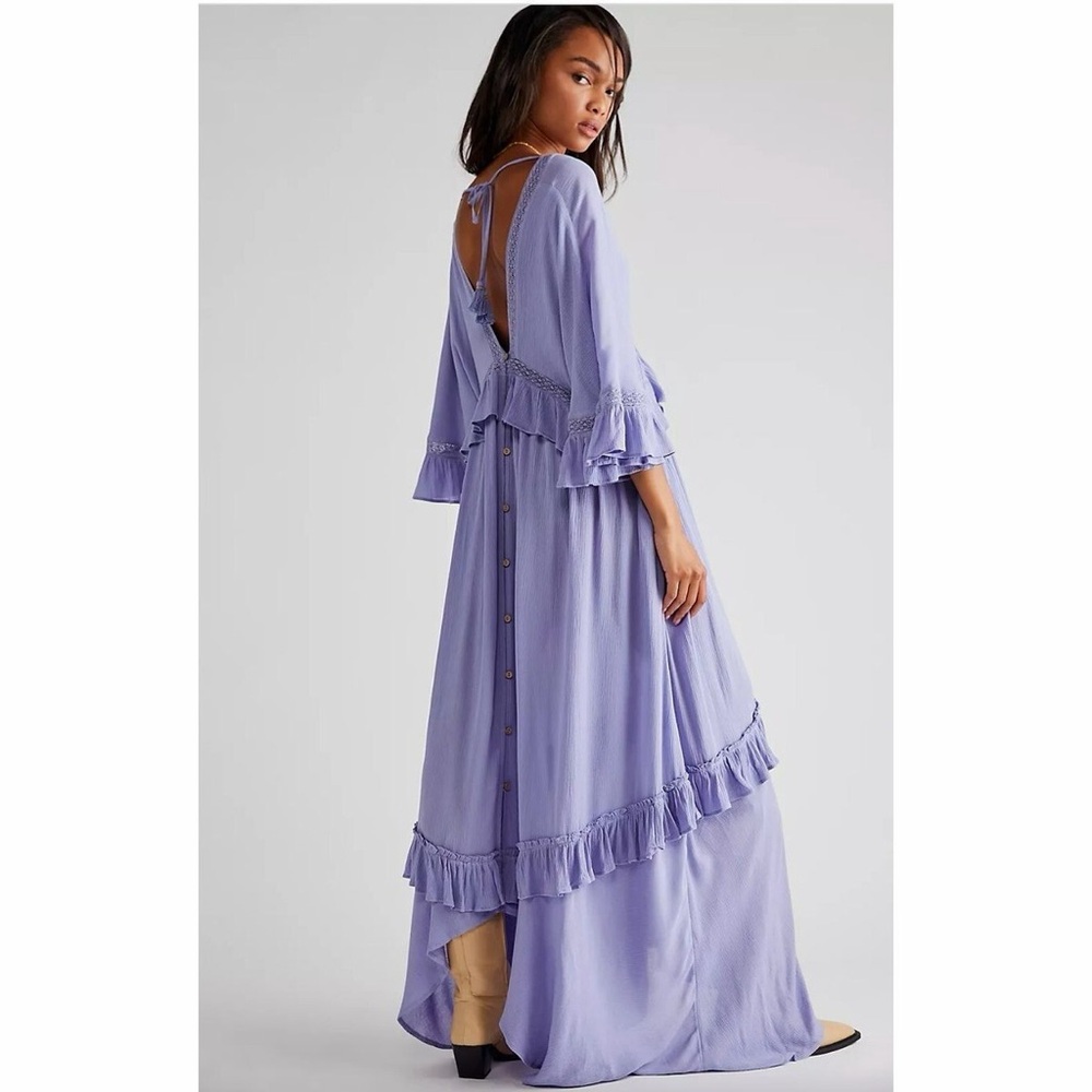 Free People Paradiso Maxi Dress Endless Summer Lavender size small